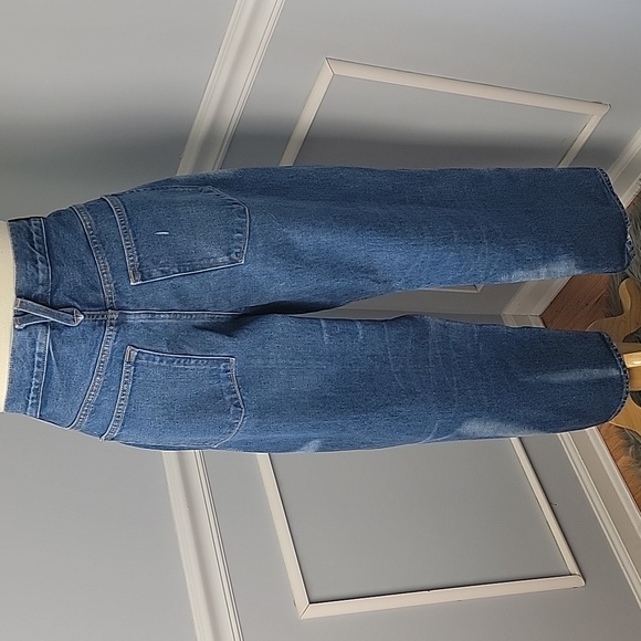 J.CREW Slouchy Boyfriend Barn Wash Medium Wash Distressed 100% Cotton Jeans 31 - Picture 3 of 7